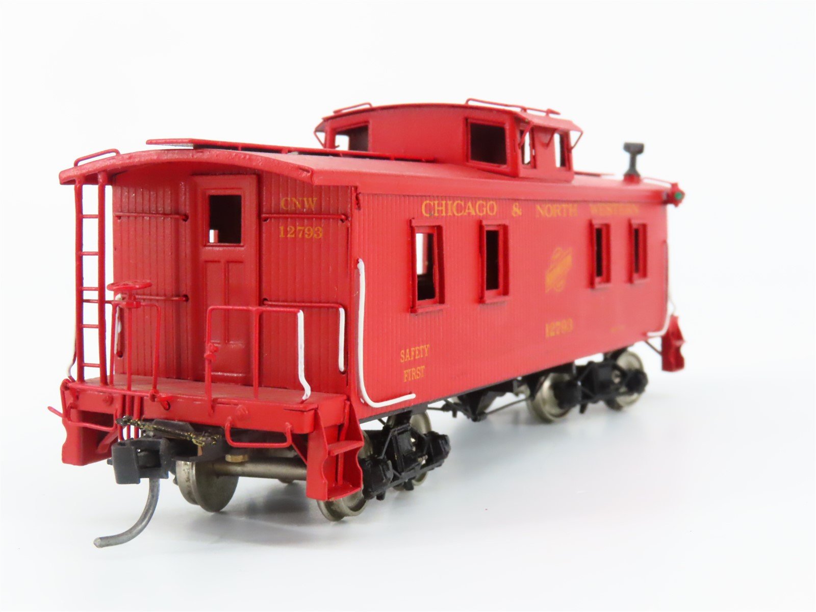 HO Overland BRASS CNW Chicago North Western Center Cupola Caboose #12793 -Custom