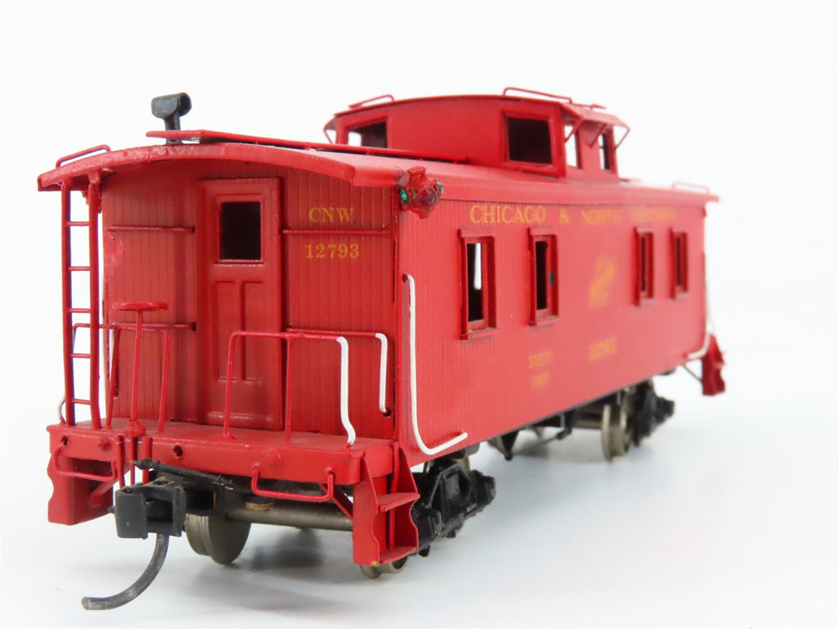HO Overland BRASS CNW Chicago North Western Center Cupola Caboose #12793 -Custom
