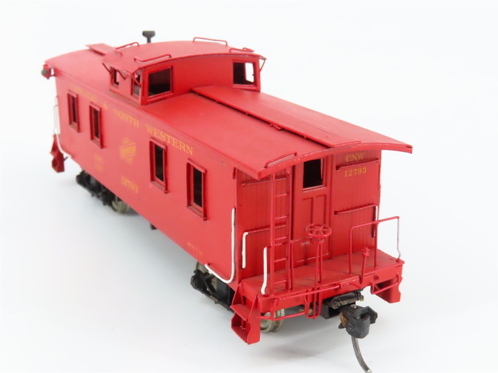 HO Overland BRASS CNW Chicago North Western Center Cupola Caboose #12793 -Custom