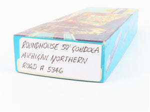 HO Scale Roundhouse MIGN Michigan Northern 50' Gondola #5346 Custom w/ Load