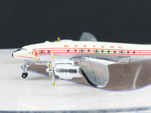 1:400 Scale Aero Classics Die-Cast Western Lockheed L-749 Aircraft N1552V