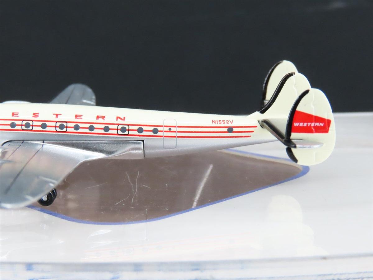 1:400 Scale Aero Classics Die-Cast Western Lockheed L-749 Aircraft N1552V
