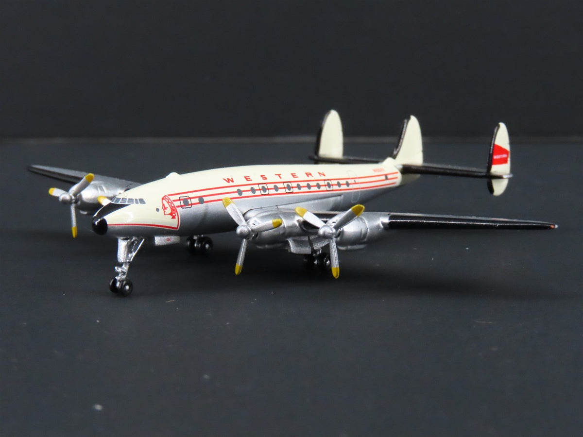 1:400 Scale Aero Classics Die-Cast Western Lockheed L-749 Aircraft N1552V