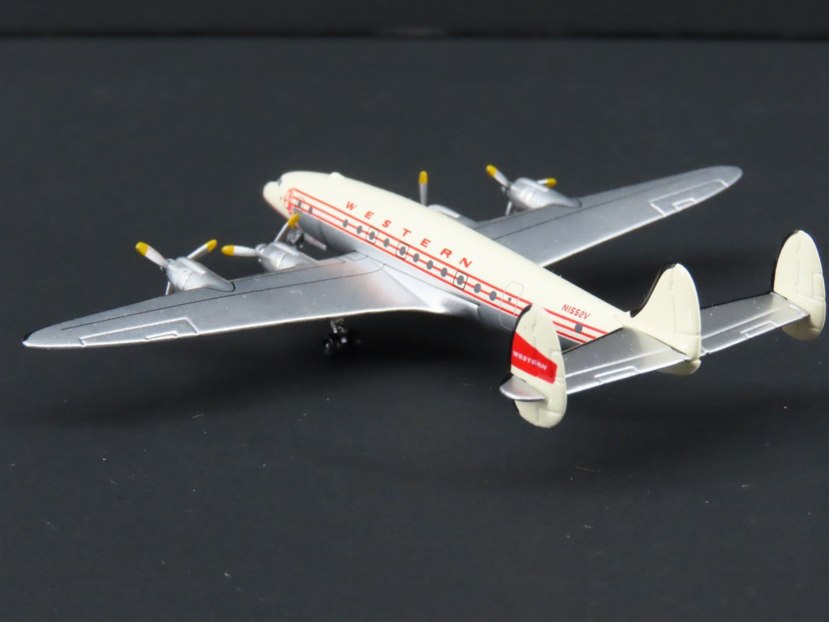 1:400 Scale Aero Classics Die-Cast Western Lockheed L-749 Aircraft N1552V