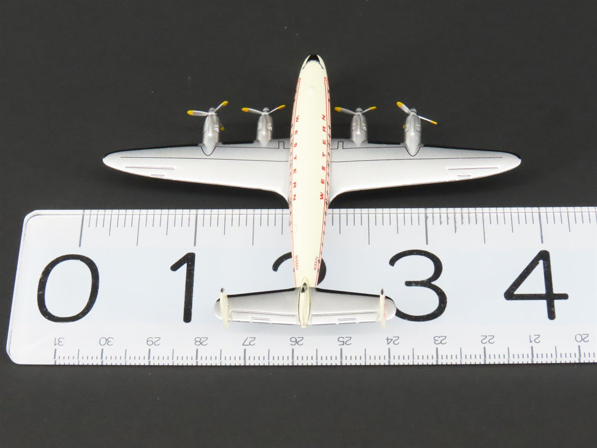 1:400 Scale Aero Classics Die-Cast Western Lockheed L-749 Aircraft N1552V