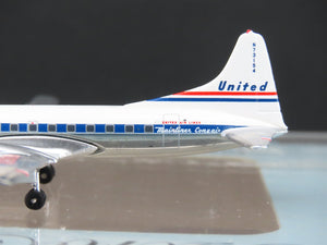 1:400 Scale Aero Classics Die-Cast United Convair CV-440 Aircraft N73154