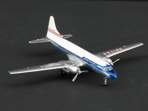 1:400 Scale Aero Classics Die-Cast United Convair CV-440 Aircraft N73154