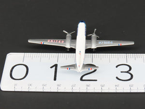 1:400 Scale Aero Classics Die-Cast United Convair CV-440 Aircraft N73154