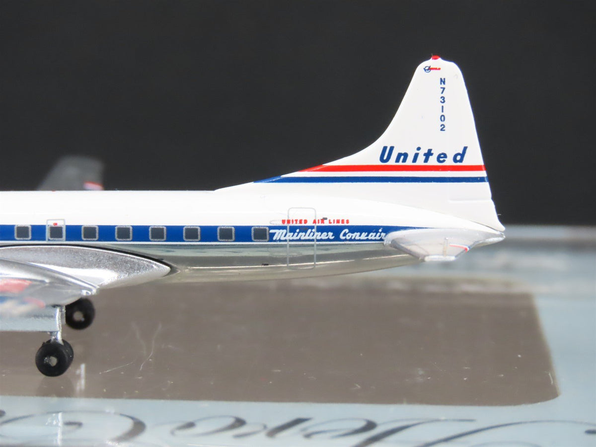 1:400 Scale Aero Classics Die-Cast United Convair CV-440 Aircraft N73102