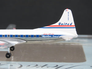 1:400 Scale Aero Classics Die-Cast United Convair CV-440 Aircraft N73102