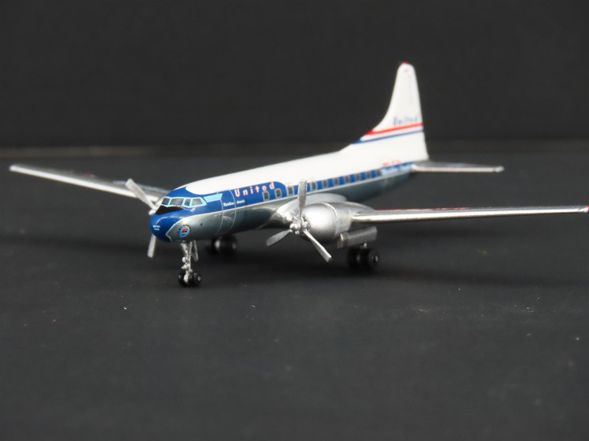 1:400 Scale Aero Classics Die-Cast United Convair CV-440 Aircraft N73102