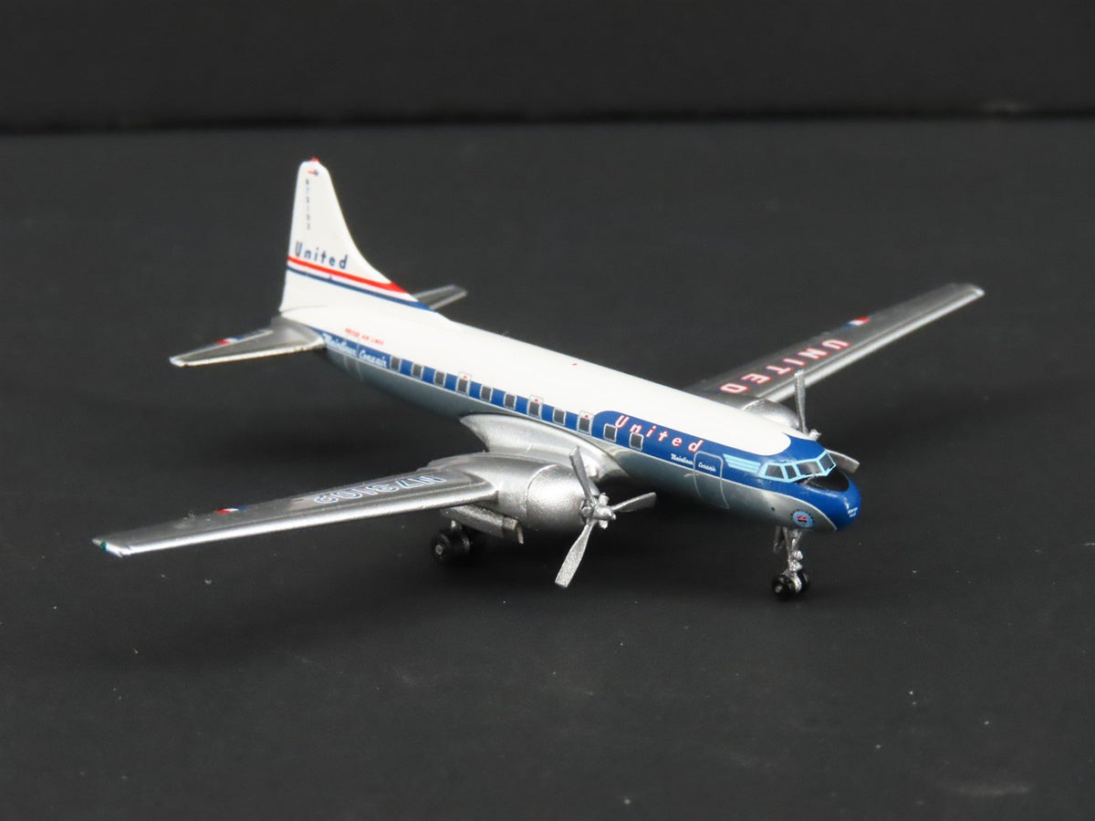 1:400 Scale Aero Classics Die-Cast United Convair CV-440 Aircraft N73102