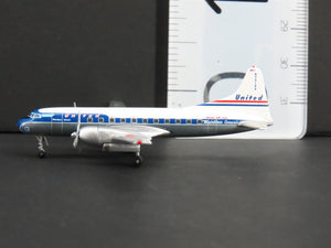 1:400 Scale Aero Classics Die-Cast United Convair CV-440 Aircraft N73102