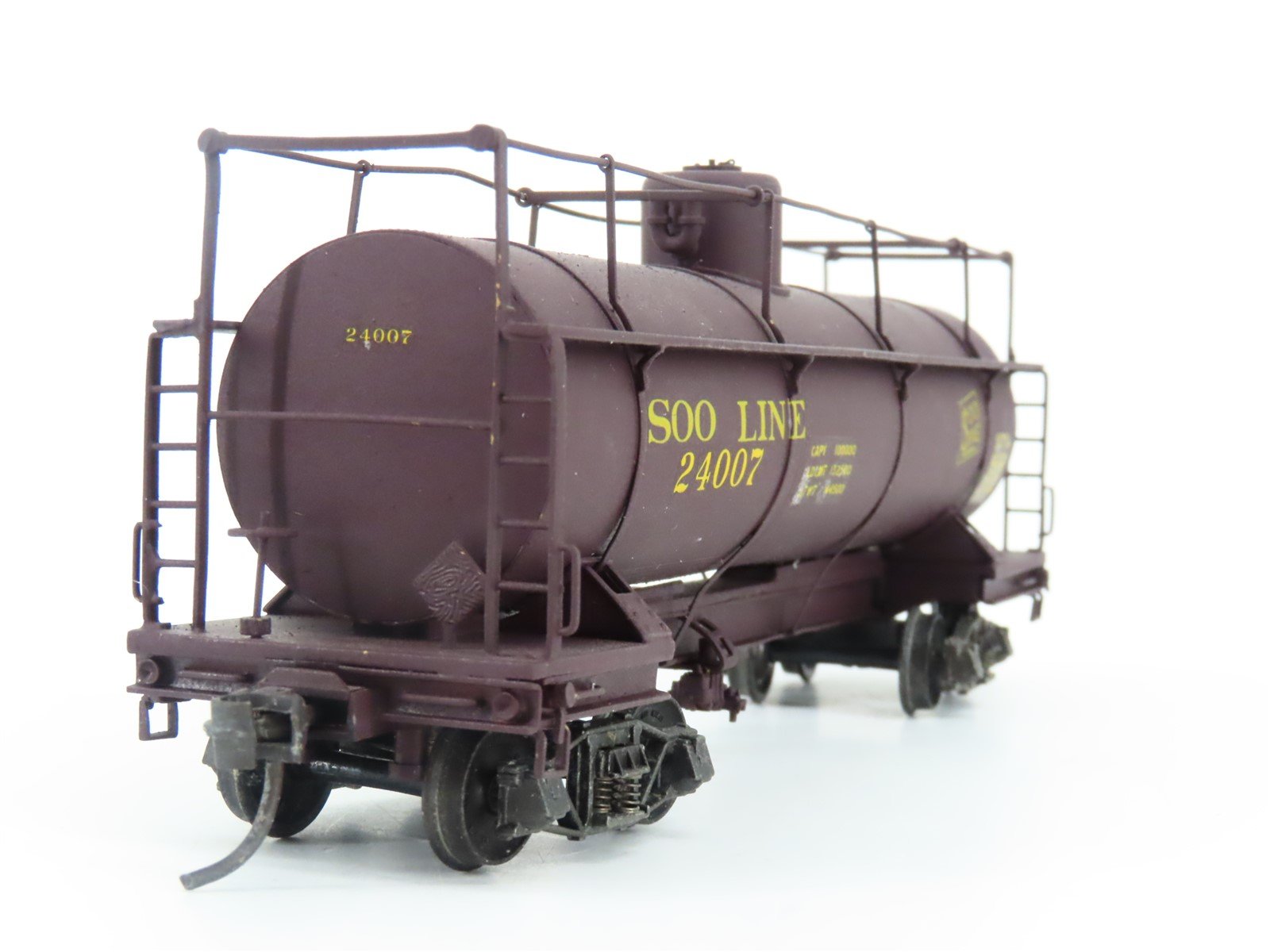HO NorthWest Short Line NWSL BRASS SOO Line Single Dome Logging Tank Car -Custom