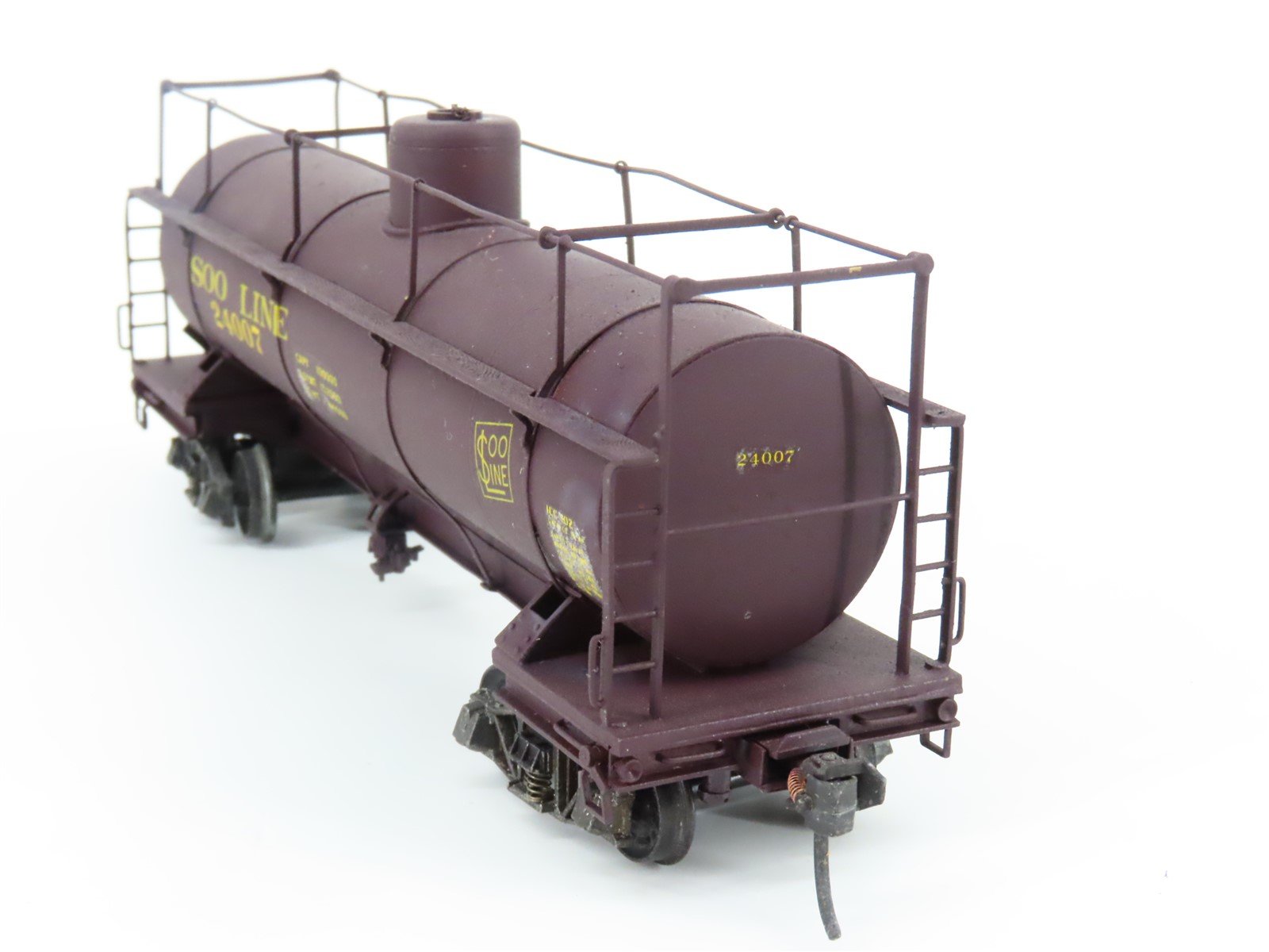 HO NorthWest Short Line NWSL BRASS SOO Line Single Dome Logging Tank Car -Custom