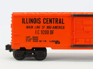 O Gauge 3-Rail Lionel 6-9200 IC Illinois Central Single Door Boxcar #9200