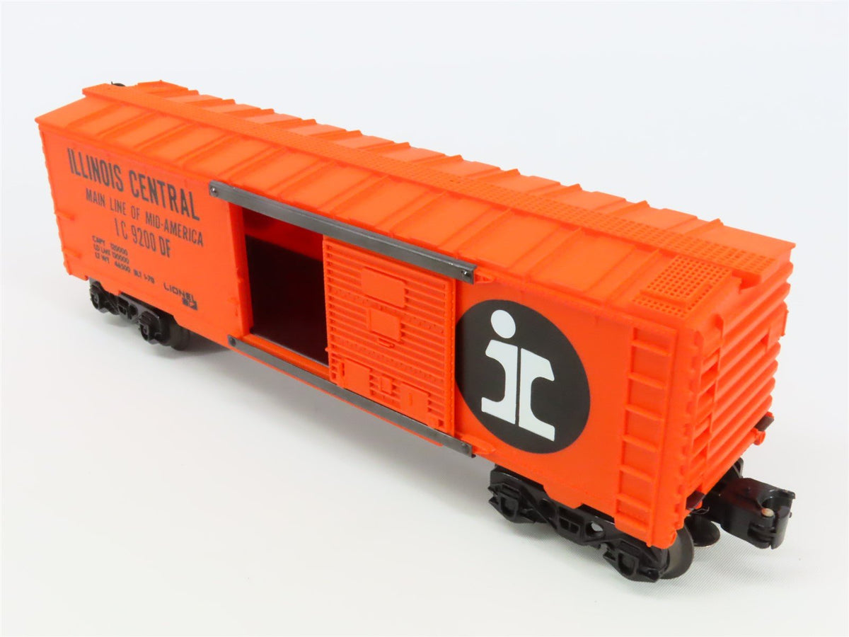 O Gauge 3-Rail Lionel 6-9200 IC Illinois Central Single Door Boxcar #9200