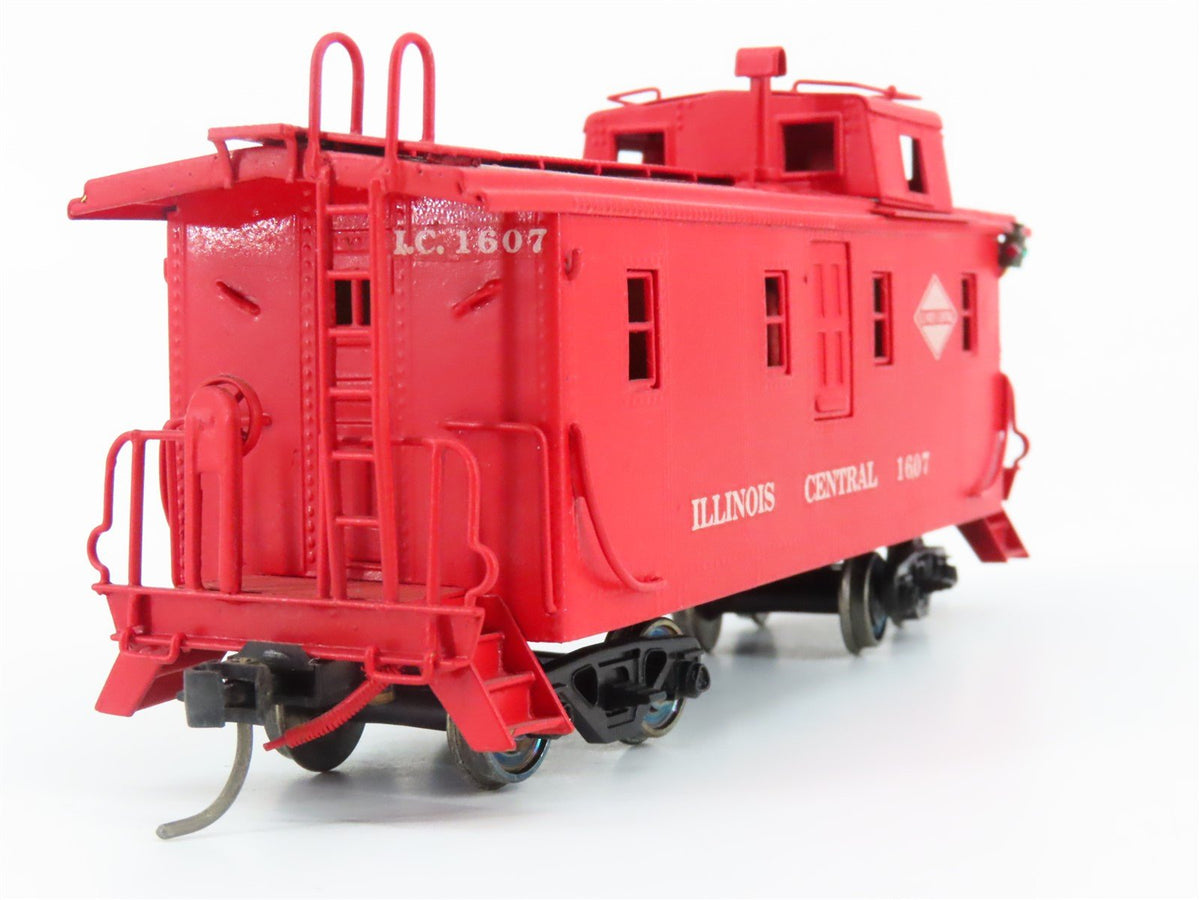 HO Hallmark Models BRASS IC Illinois Central Offset Cupola Caboose #1607 -Custom