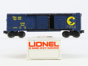 O Gauge 3-Rail Lionel 6-9747 C&O Chessie System Single Door Boxcar #9747