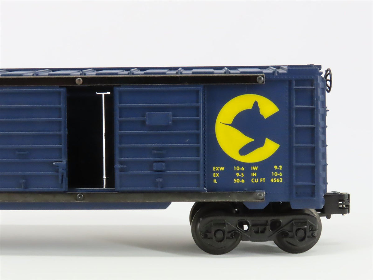 O Gauge 3-Rail Lionel 6-9747 C&amp;O Chessie System Single Door Boxcar #9747