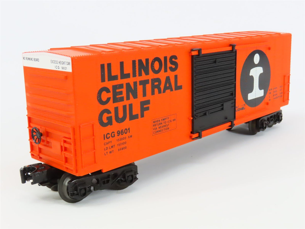 O Gauge 3-Rail Lionel 6-9601 ICG Illinois Central Gulf Hi-Cube Boxcar #9601