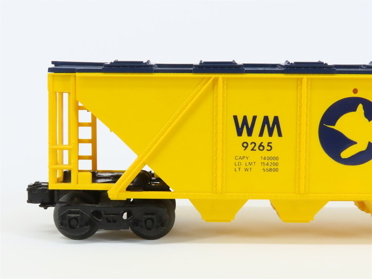 O Gauge 3-Rail Lionel 6-9265 WM Chessie System 4-Bay Hopper Car #9265