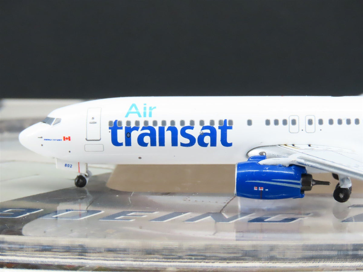1:400 Scale Aero Classics Air Transat &quot;Welcome&quot; Boeing B-737-8AS Aircraft C-FTCZ