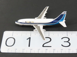 1:400 Scale Aero Classics Die-Cast El Al Israel Boeing B-737-2M8 Aircraft 4X-ABL