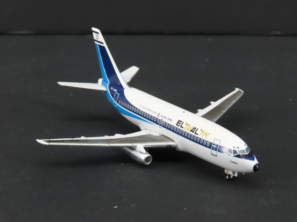 1:400 Scale Aero Classics Die-Cast El Al Israel Boeing B-737-2M8 Aircraft 4X-ABM