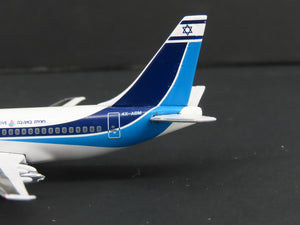 1:400 Scale Aero Classics Die-Cast El Al Israel Boeing B-737-2M8 Aircraft 4X-ABM