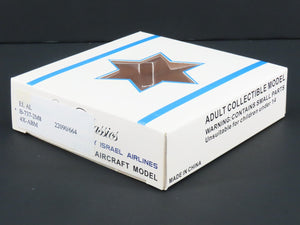 1:400 Scale Aero Classics Die-Cast El Al Israel Boeing B-737-2M8 Aircraft 4X-ABM