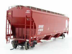 HO Scale Athearn Genesis G4291 BNSF Santa Fe 3-Bay Covered Hopper #474810