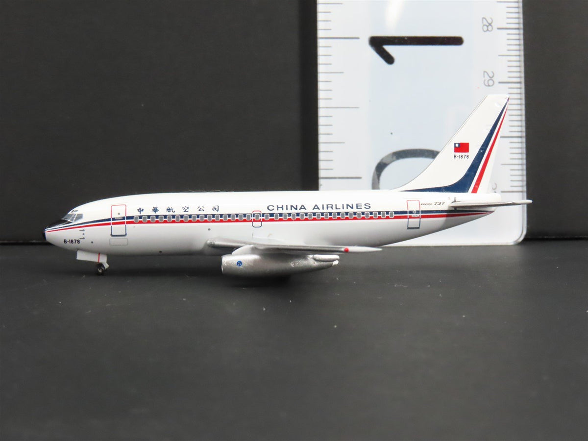 1:400 Scale Aero Classics Die-Cast China Airlines Boeing B-737-209 Aircraft