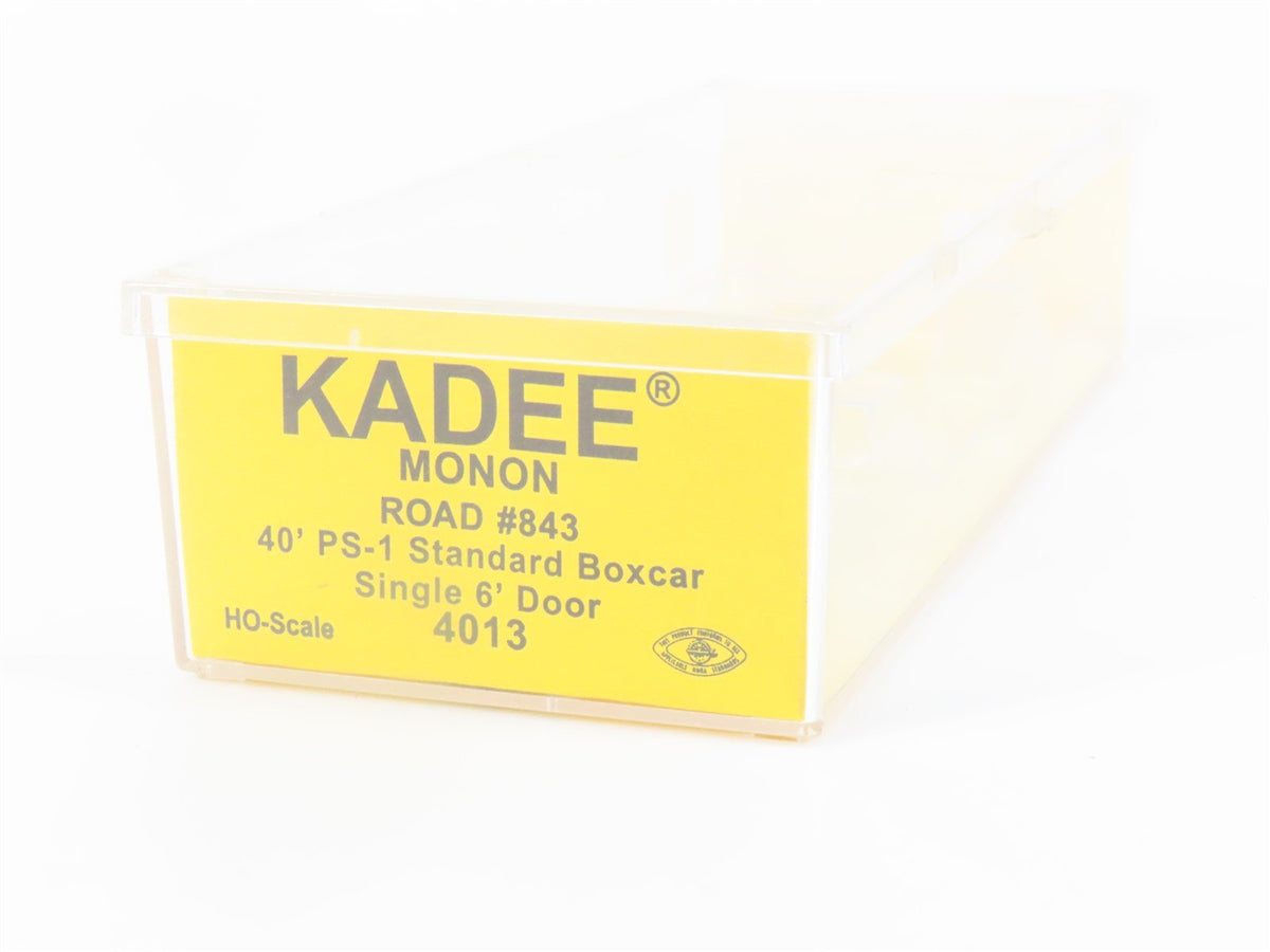 HO Scale Kadee 4013 MON Monon &quot;Hoosier Line&quot; 40&#39; PS-1 Box Car #843