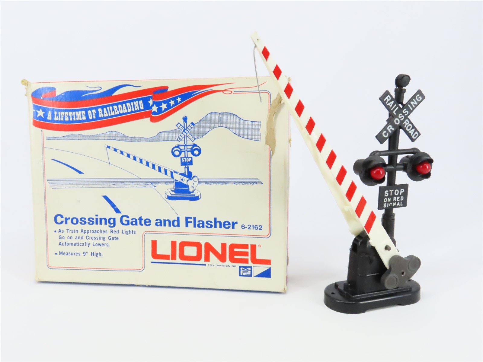 O Gauge Lionel 6-2162 Crossing Gate & Flasher