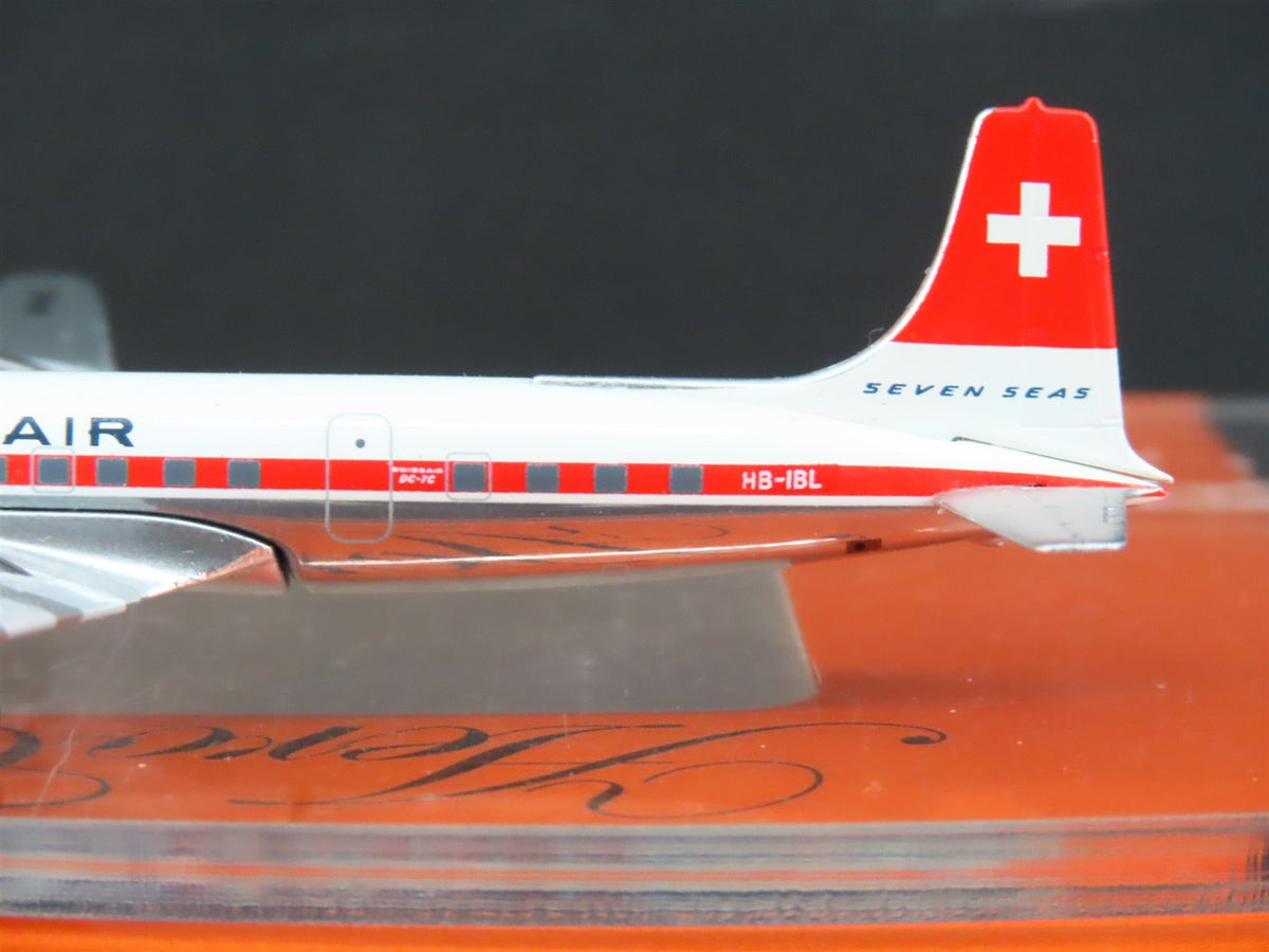 1:400 Aero Classics Die-Cast Swissair McDonnell Douglas DC-7C Aircraft HB-IBL