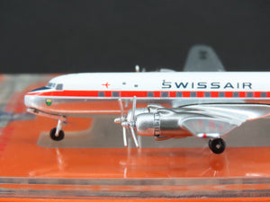 1:400 Aero Classics Die-Cast Swissair McDonnell Douglas DC-6B Aircraft HB-IBU