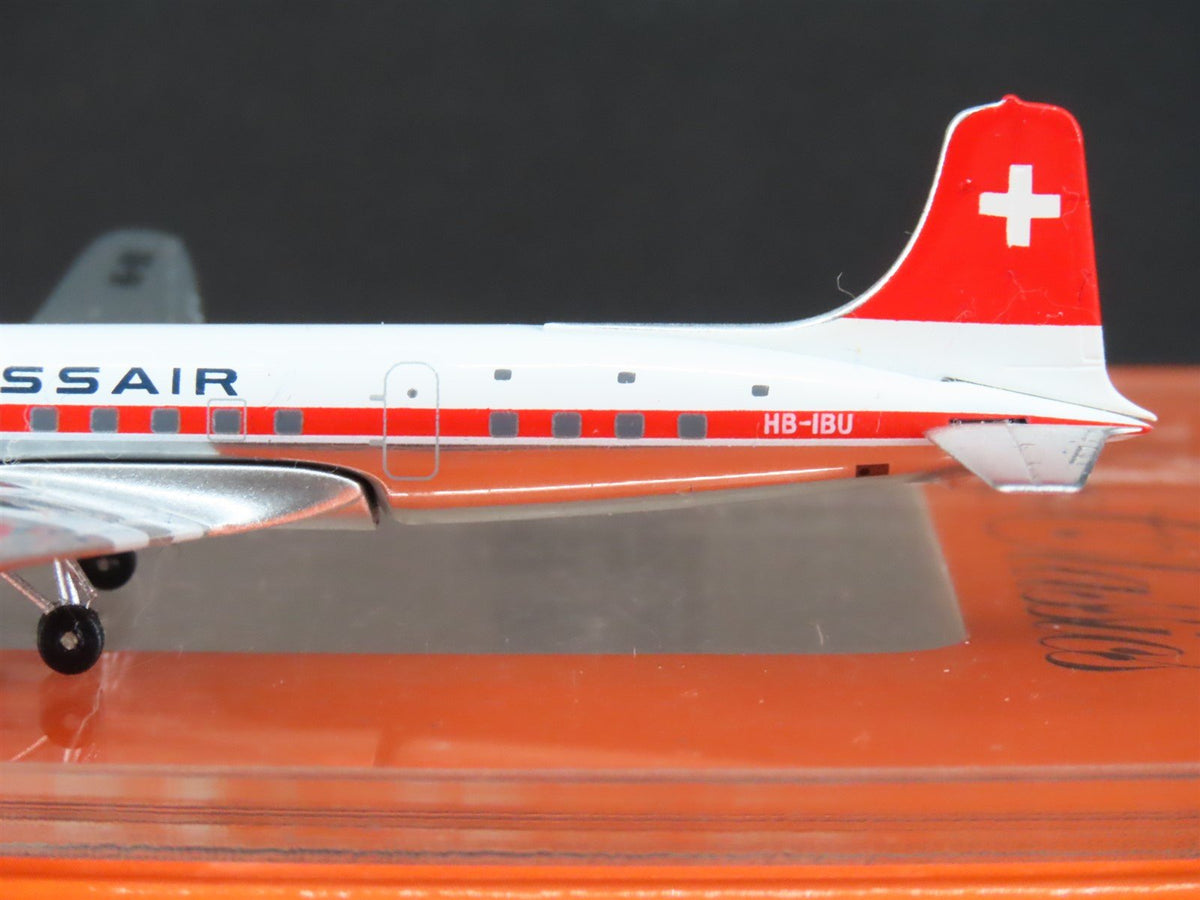 1:400 Aero Classics Die-Cast Swissair McDonnell Douglas DC-6B Aircraft HB-IBU