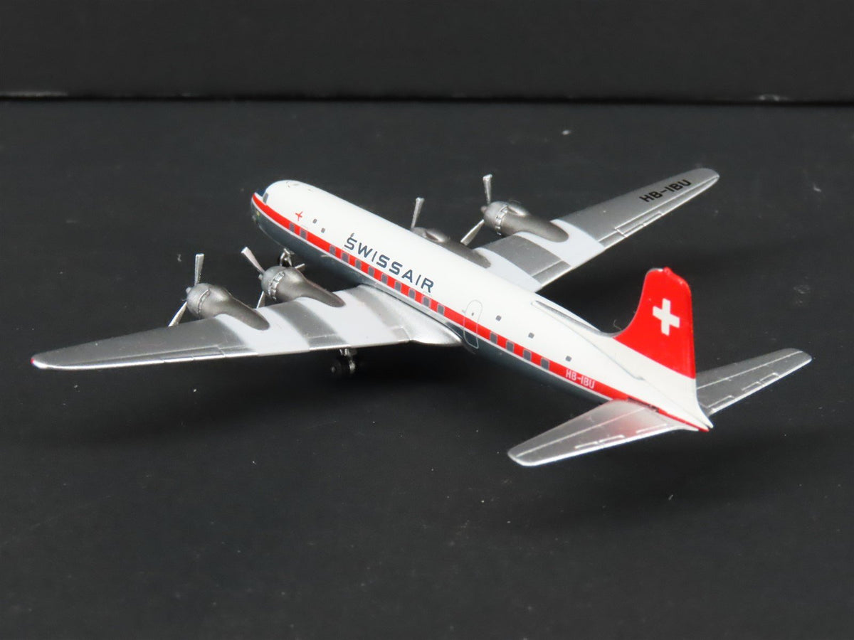 1:400 Aero Classics Die-Cast Swissair McDonnell Douglas DC-6B Aircraft HB-IBU