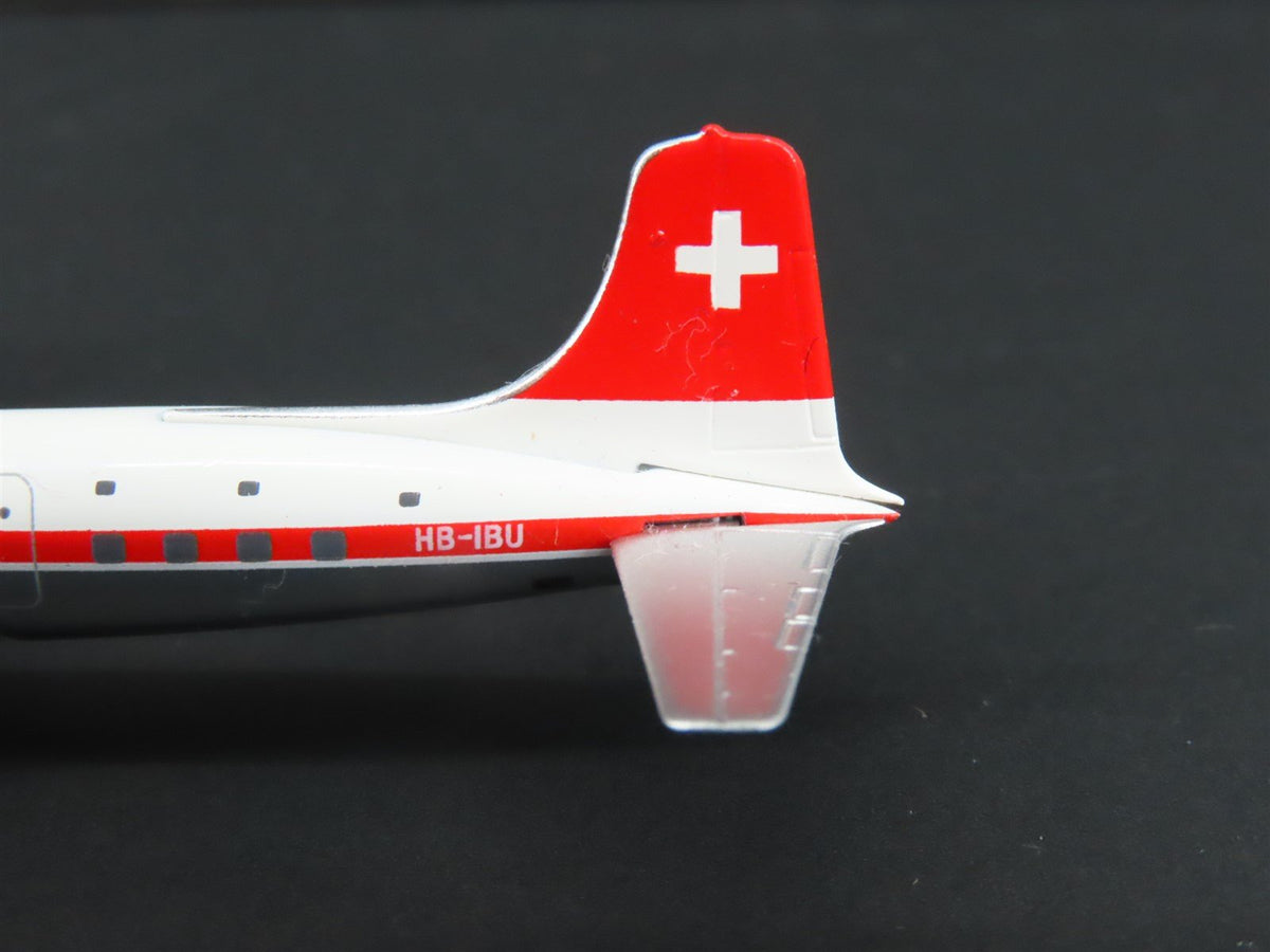 1:400 Aero Classics Die-Cast Swissair McDonnell Douglas DC-6B Aircraft HB-IBU