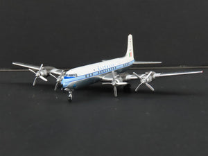 1:400 Aero Classics Die-Cast Alitalia McDonnell Douglas DC-7C/F Aircraft I-DUVA