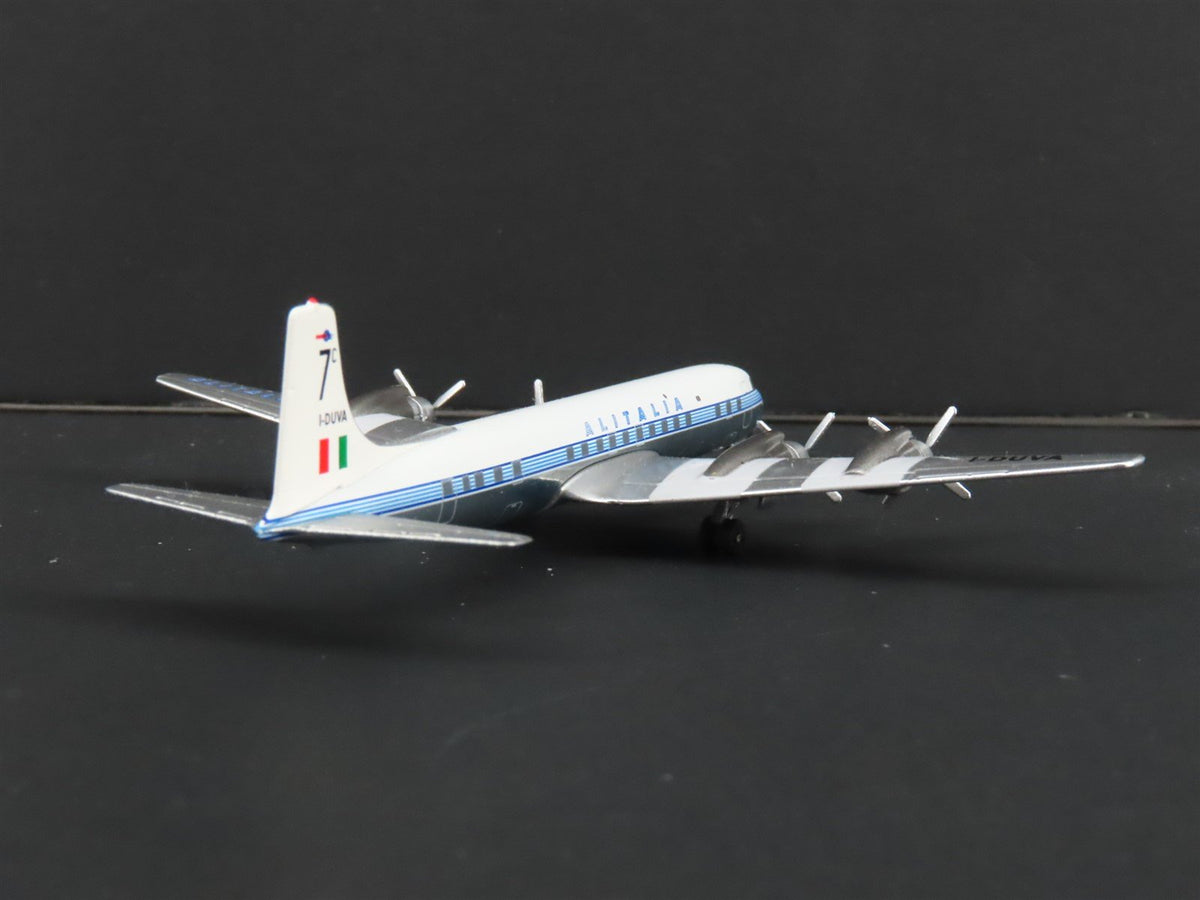 1:400 Aero Classics Die-Cast Alitalia McDonnell Douglas DC-7C/F Aircraft I-DUVA