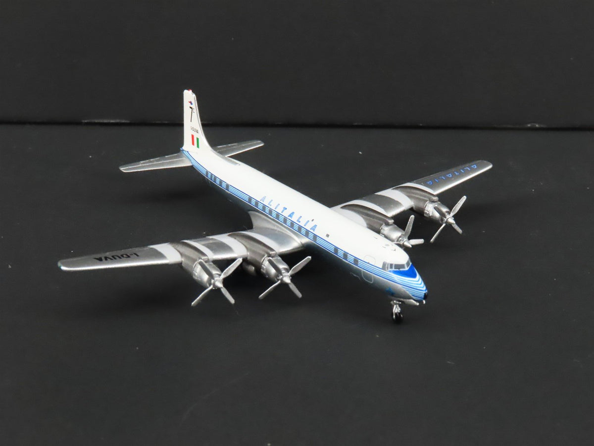 1:400 Aero Classics Die-Cast Alitalia McDonnell Douglas DC-7C/F Aircraft I-DUVA