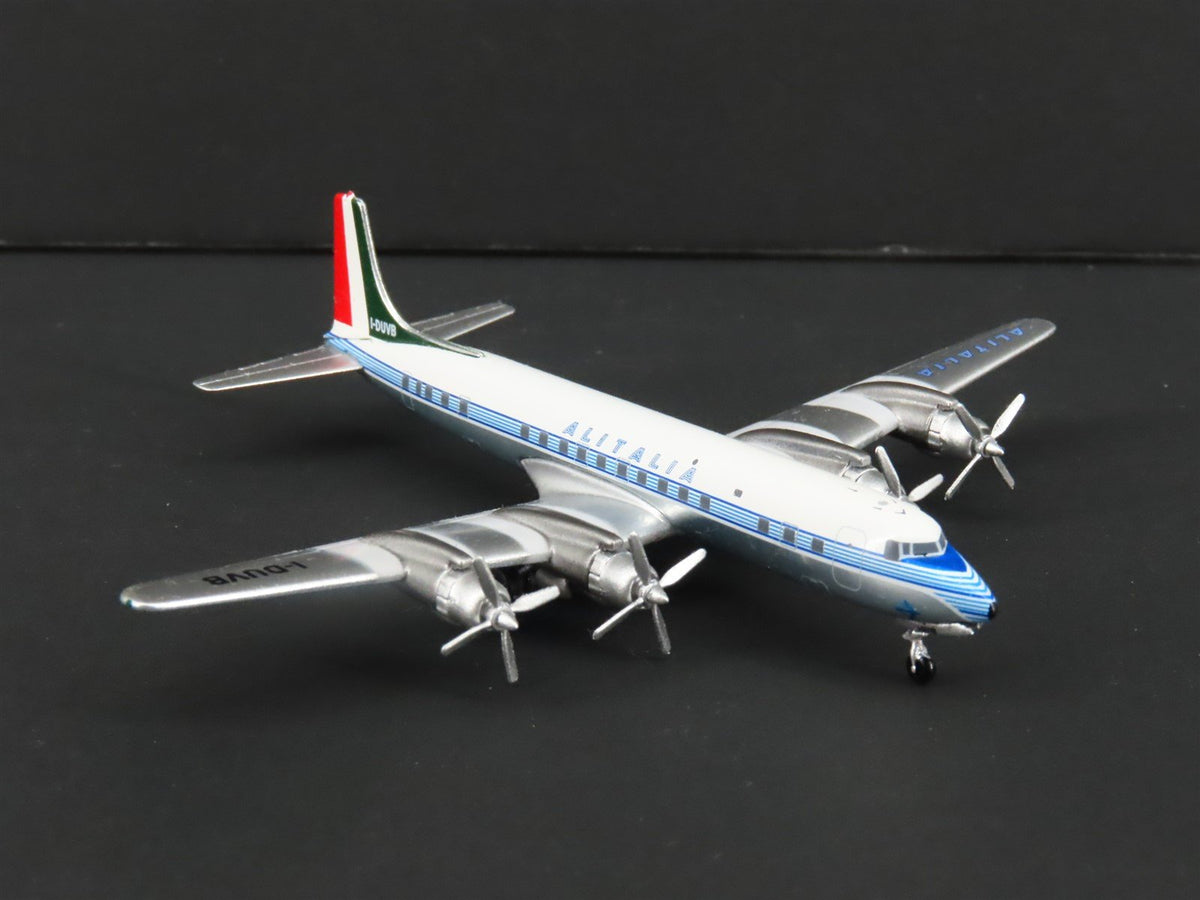 1:400 Aero Classics Die-Cast Alitalia McDonnell Douglas DC-7C Aircraft I-DUVB