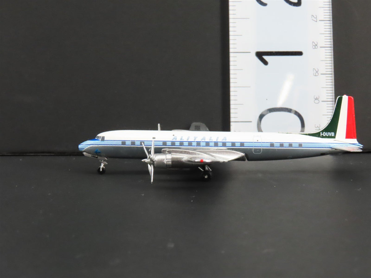 1:400 Aero Classics Die-Cast Alitalia McDonnell Douglas DC-7C Aircraft I-DUVB