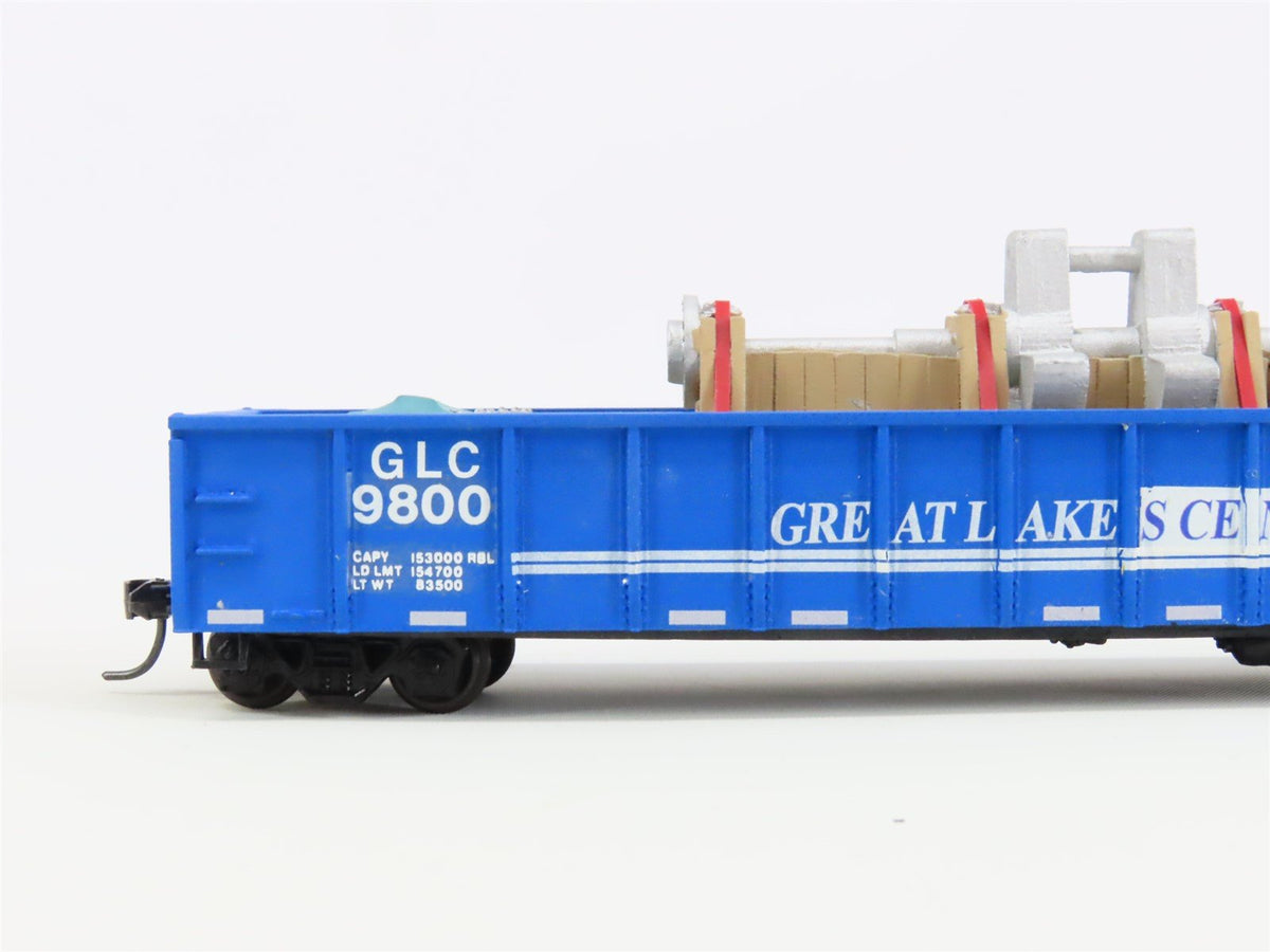 HO Scale Athearn GLC Great Lakes Central 50&#39; Gondola Car #9800 Pro Custom w/Load