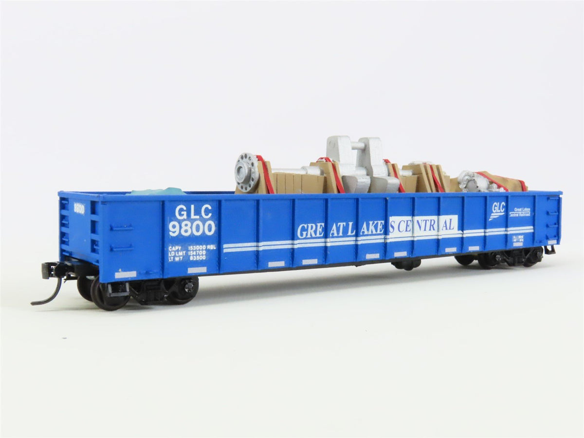 HO Scale Athearn GLC Great Lakes Central 50&#39; Gondola Car #9800 Pro Custom w/Load