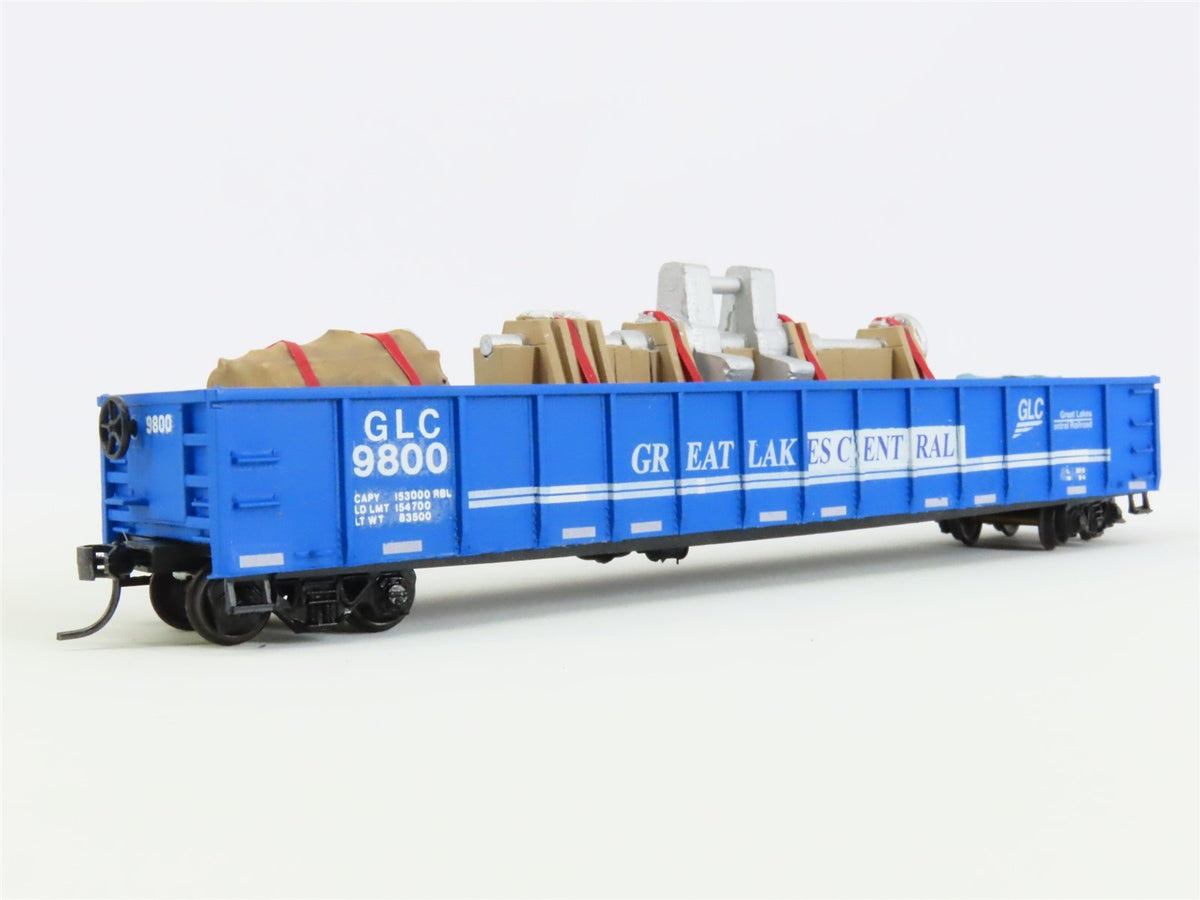 HO Scale Athearn GLC Great Lakes Central 50&#39; Gondola Car #9800 Pro Custom w/Load