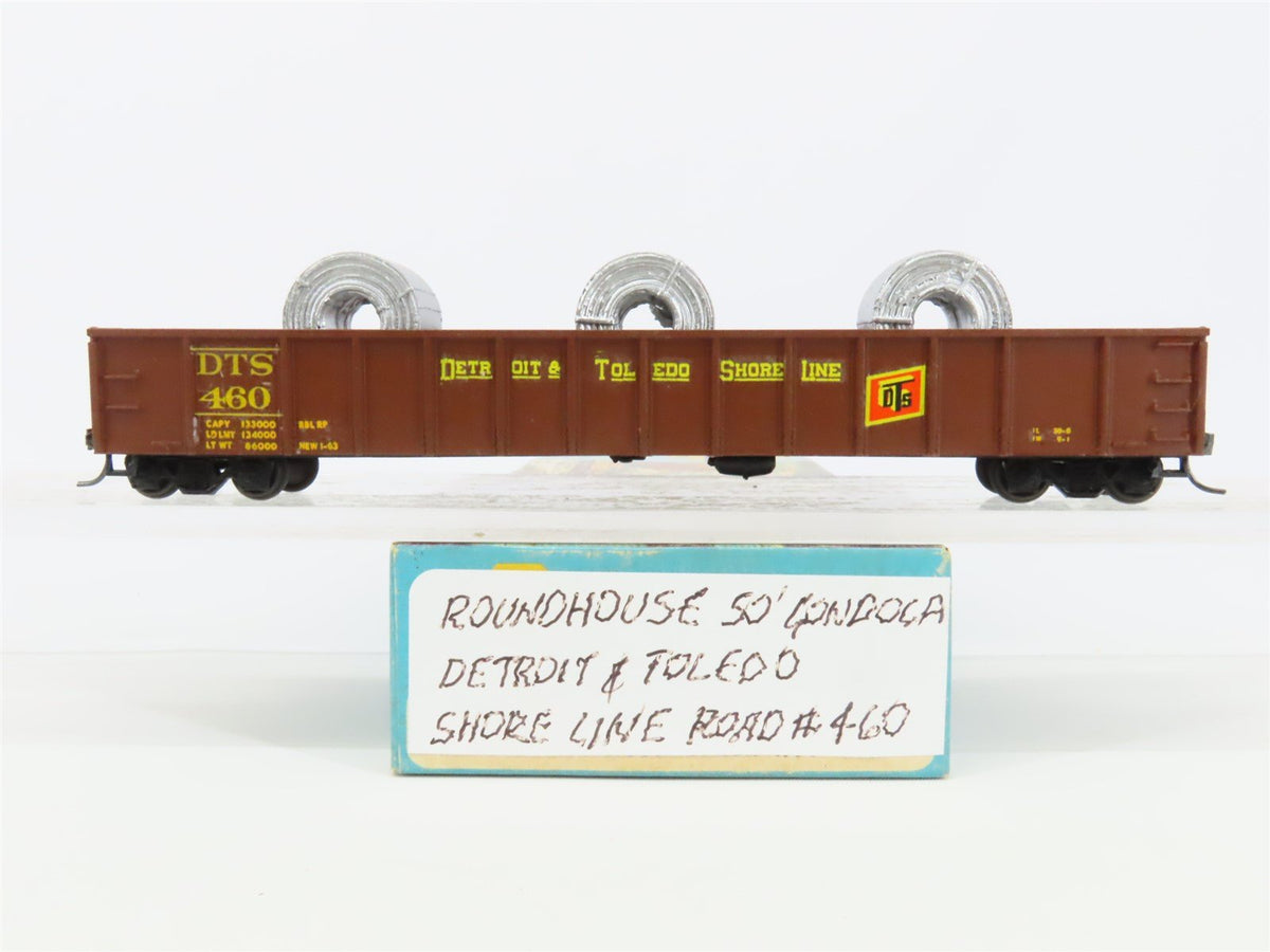 HO Athearn D&amp;T Detroit Toledo &amp; South Shore 50&#39; Gondola #460 Pro Custom w/Load