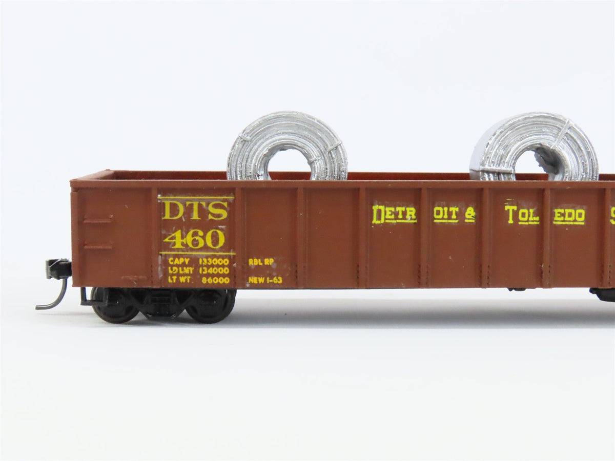 HO Athearn D&amp;T Detroit Toledo &amp; South Shore 50&#39; Gondola #460 Pro Custom w/Load